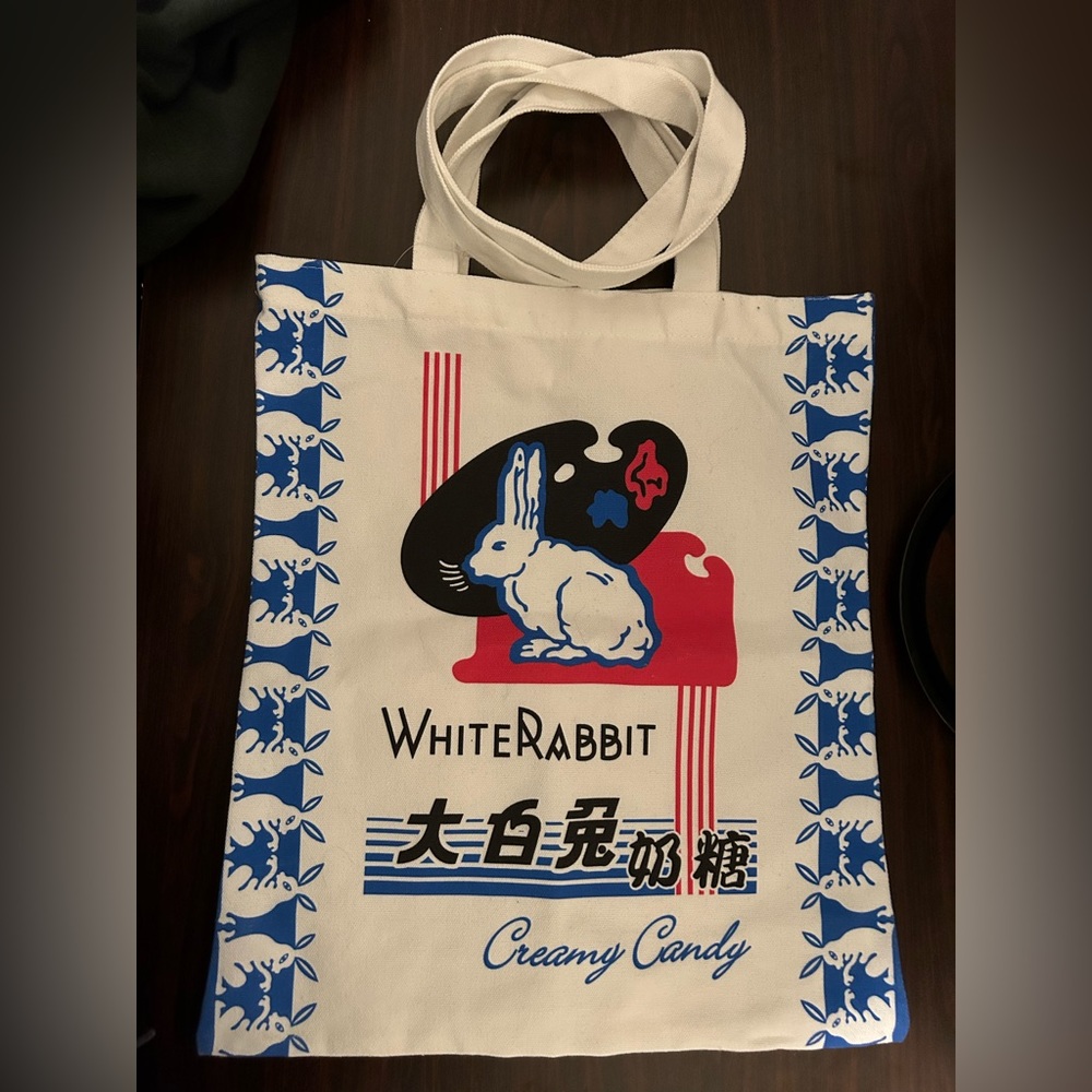 White Rabbit Canvas Bag